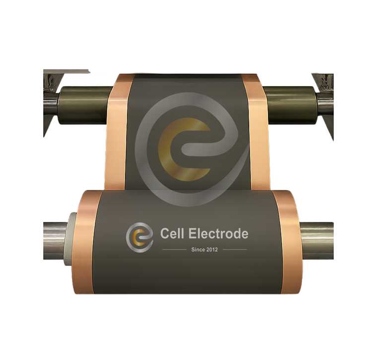Lithium-ion Battery Anode electrode single-side coated or double-side coated with Artificial Graphite and Ceramic Edge Coating,copper foil