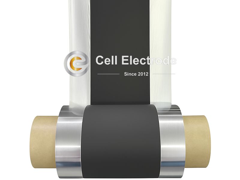 Lithium battery cathode electrode coated by material LMFP on Aluminum foil single side
